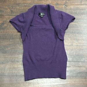 iz Beyer Y2K early 2000’s purple shirt 
Size small